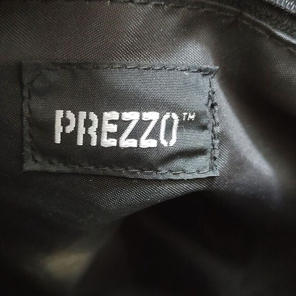 Prezzo Embroidered Giraffe Black Mini Tote Bag with Bamboo Handles - Picture 8 of 10